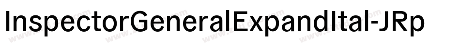 InspectorGeneralExpandItal-JRpyn字体转换