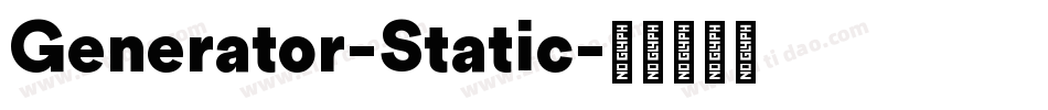 Generator-Static字体转换