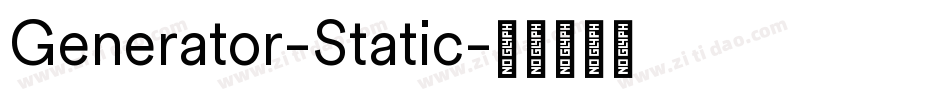 Generator-Static字体转换