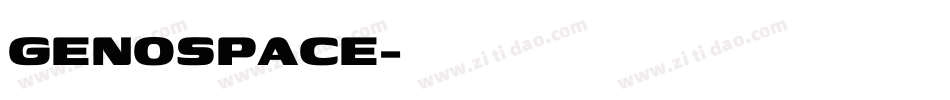 GENOSPACE字体转换