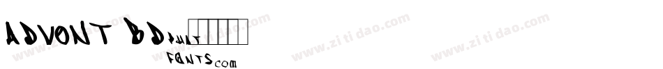 advent-Bd1字体转换
