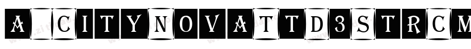 a_CityNovaTtD3StrCmb字体转换