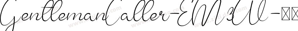 GentlemanCaller-EM3W字体转换