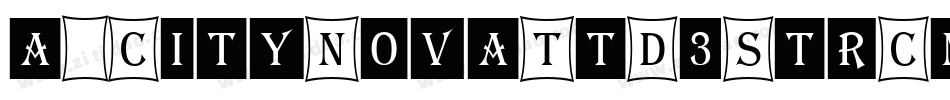 a_CityNovaTtD3StrCmb字体转换