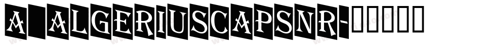 a_AlgeriusCapsNr字体转换