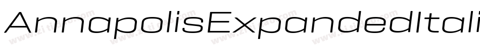 AnnapolisExpandedItalic-Zvpz字体转换