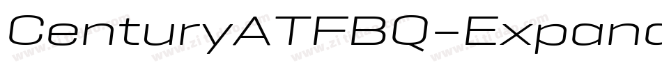 CenturyATFBQ-ExpandedItalic字体转换