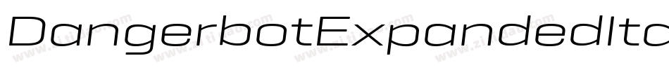 DangerbotExpandedItalicExpandedItalic-edMp字体转换