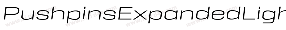 PushpinsExpandedLight-Ome3字体转换 PushpinsExpandedLight-Ome3字体转换