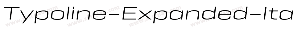 Typoline-Expanded-Italic字体转换
