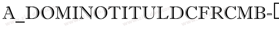 a_DomInoTitulDcFrCmb字体转换
