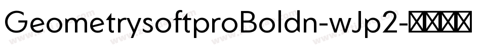 GeometrysoftproBoldn-wJp2字体转换