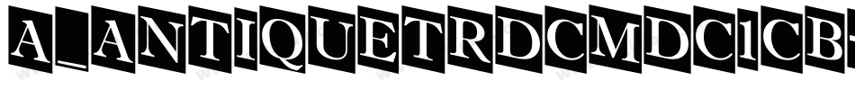 a_AntiqueTrdCmDc1Cb字体转换