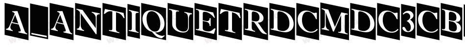 a_AntiqueTrdCmDc3Cb字体转换