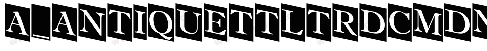 a_AntiqueTtlTrdCmDn字体转换