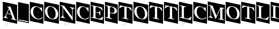 a_ConceptoTtlCmOtlDnNr字体转换