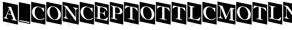 a_ConceptoTtlCmOtlNr字体转换