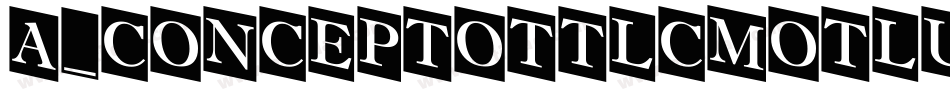 a_ConceptoTtlCmOtlUpNr字体转换