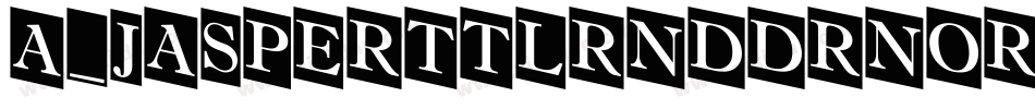 a_JasperTtlRndDrNord字体转换
