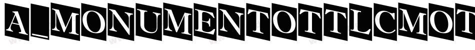 a_MonumentoTtlCmOtlDn字体转换