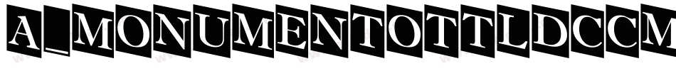 a_MonumentoTtlDcCm字体转换