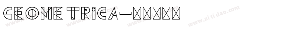 Geometrica字体转换