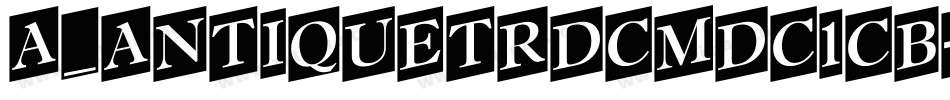 a_AntiqueTrdCmDc1Cb字体转换