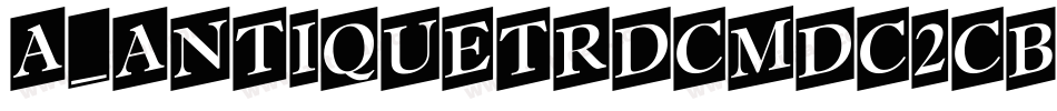 a_AntiqueTrdCmDc2Cb字体转换