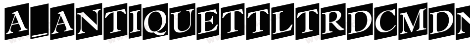 a_AntiqueTtlTrdCmDn字体转换