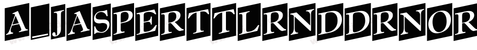 a_JasperTtlRndDrNord字体转换