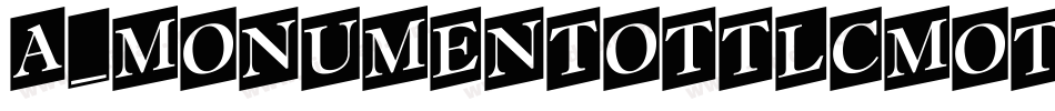 a_MonumentoTtlCmOtlDn字体转换