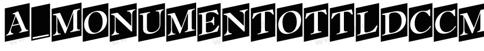 a_MonumentoTtlDcCm字体转换