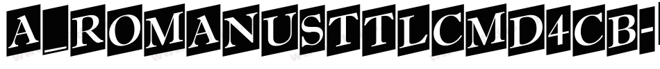 a_RomanusTtlCmD4Cb字体转换