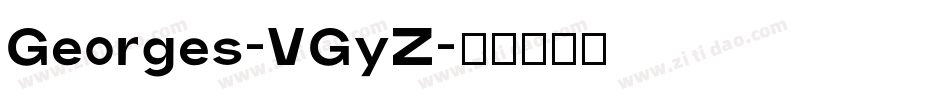 Georges-VGyZ字体转换