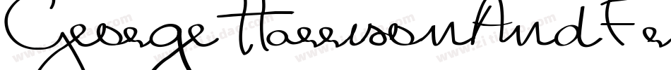 GeorgeHarrisonAndFriends-X6z9字体转换 GeorgeHarrisonAndFriends-X6z9字体转换