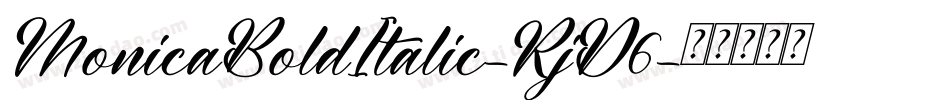 MonicaBoldItalic-RjD6字体转换