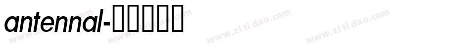 antennal字体转换