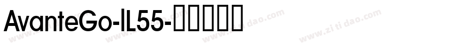 AvanteGo-lL55字体转换