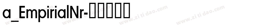 a_EmpirialNr字体转换