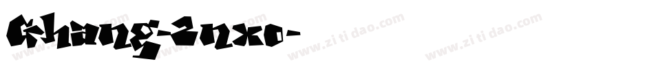 Ghang-2nxo字体转换