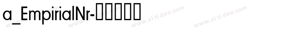 a_EmpirialNr字体转换