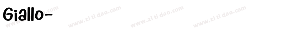 Giallo字体转换