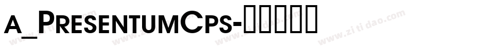 a_PresentumCps字体转换