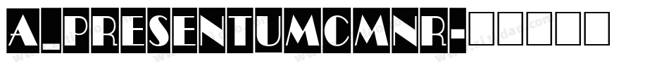 a_PresentumCmNr字体转换