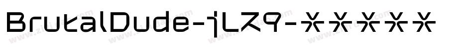 BrutalDude-jLZ9字体转换
