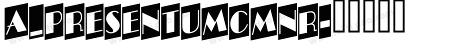 a_PresentumCmNr字体转换