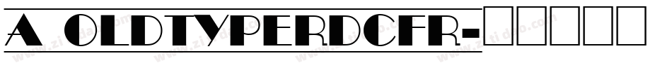 a_OldTyperDcFr字体转换