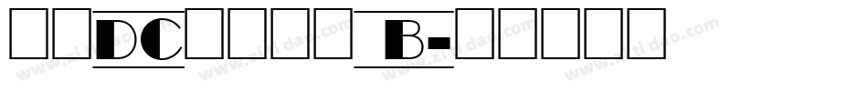 文鼎DC香蕉人体_B字体转换