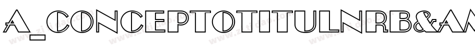 a_ConceptoTitulNrB&W字体转换