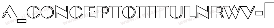 a_ConceptoTitulNrWv字体转换